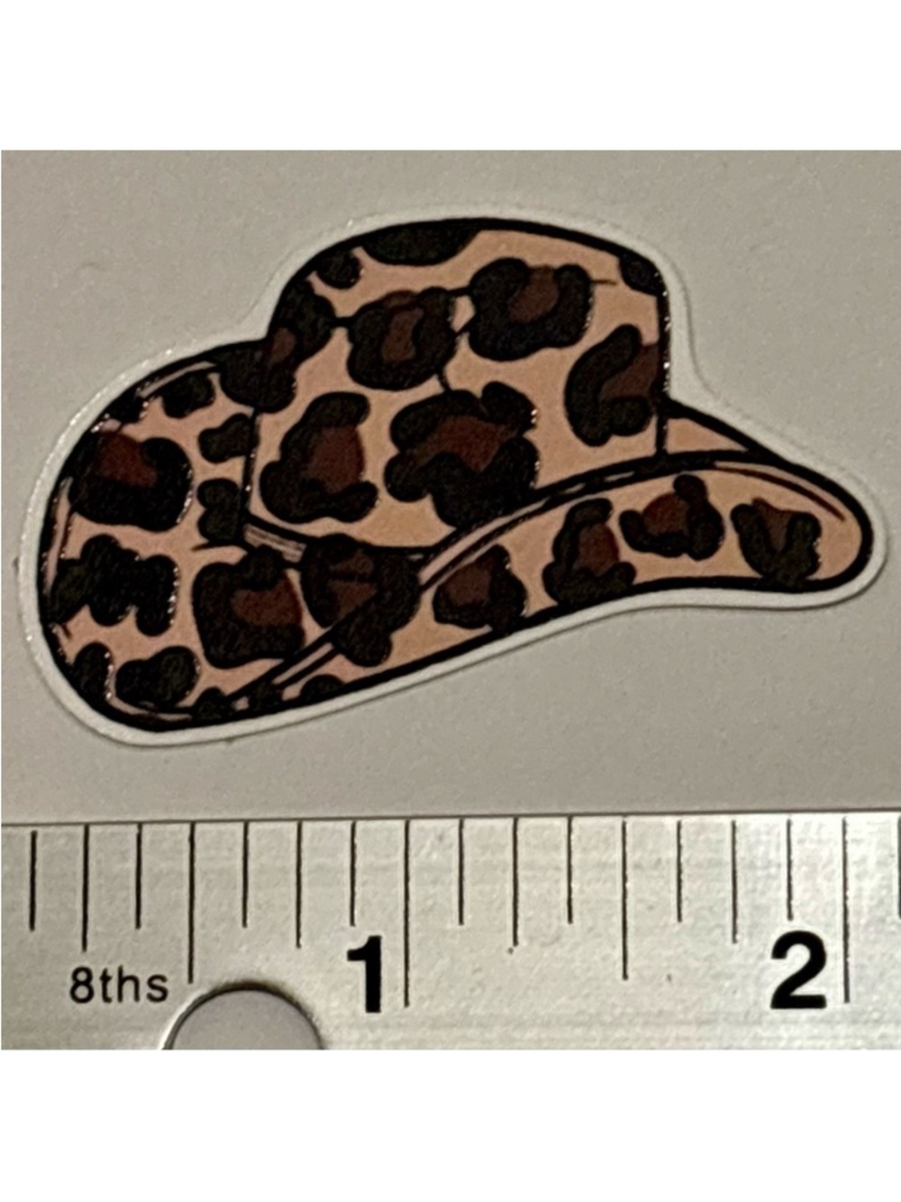 10/$10 Cowgirl Hat Aesthetic Sticker Waterproof Vinyl Water Bottle Laptop Crafts